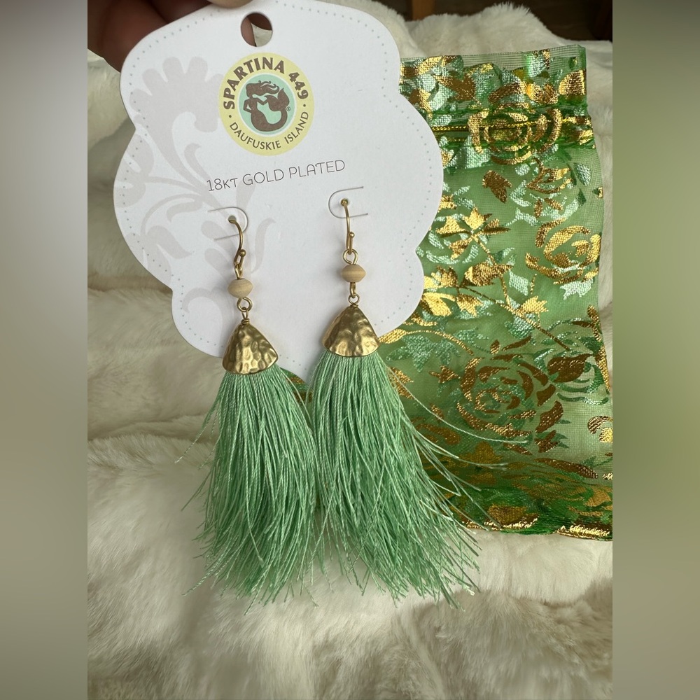 NWT Spartina 18k gold plated gold earings